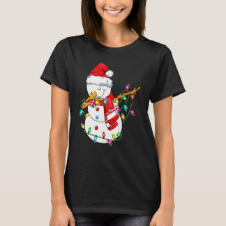 T-shirt Bonhomme de neige qui Dab Santa Noël Enfants Garço