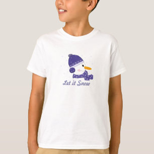 T-shirt Bonhomme de neige - Qu'il neige