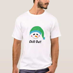 T-shirt Bonhomme de neige relaxant