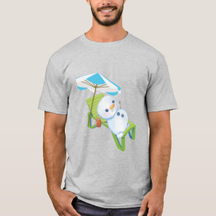 T-shirt Bonhomme de neige relaxant