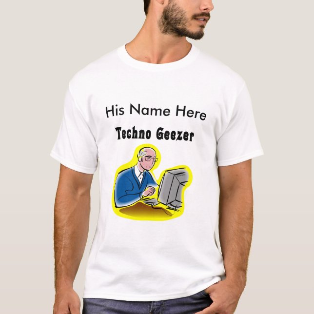 T-shirt Bonhomme de techno (Devant)