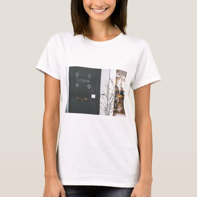 T-shirt bonjour (Devant)