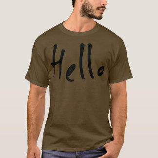T-shirt Bonjour