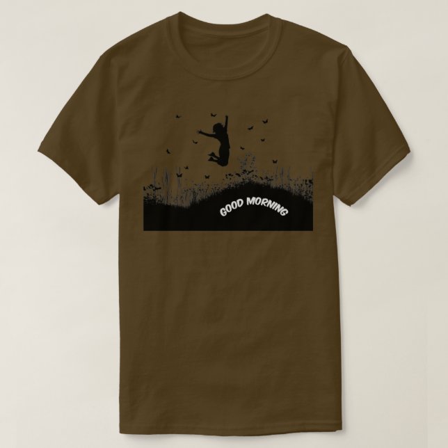 T-shirt bonjour (Design devant)