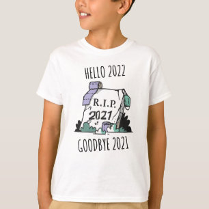 T-shirt Bonjour 2022 Adieu 2021 Repos in Peace 2022