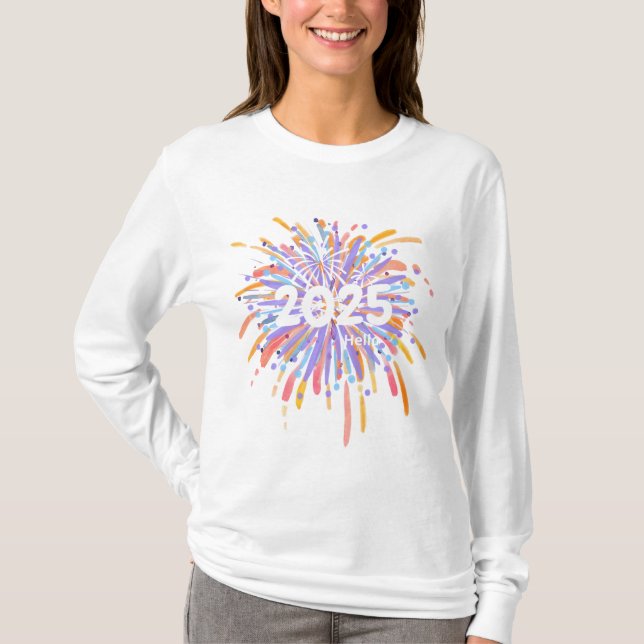 T-shirt Bonjour 2025 (Devant)