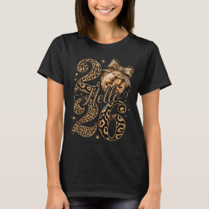 T-shirt Bonjour 2026 Leopard Coquette Boule à Facettes Bon