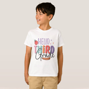 T-shirt Bonjour 3e année