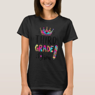 T-shirt Bonjour 3e année Diva filles retour à l'école Leop