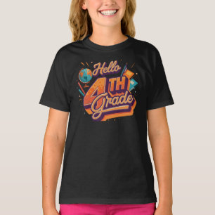 T-shirt Bonjour 4e année   par Asarteon