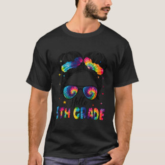 T-shirt Bonjour 5E Année Retour À L'École Enseignants Enfa