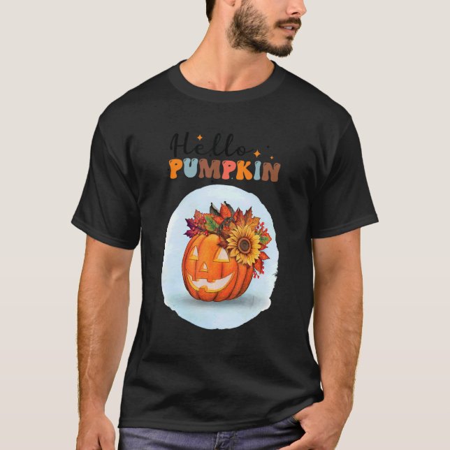 T-shirt Bonjour automne (Devant)