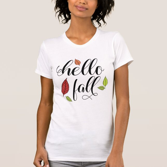 T-shirt Bonjour Automne (Devant)