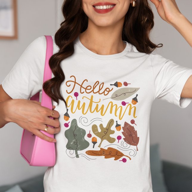 T-shirt Bonjour automne (Créateur téléchargé)