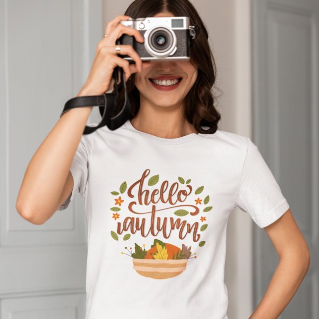 T-shirt Bonjour automne (Créateur téléchargé)