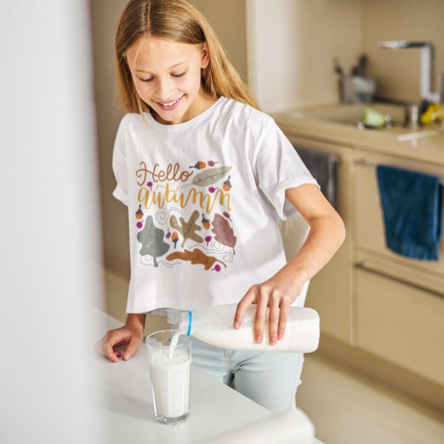 T-shirt Bonjour automne (Créateur téléchargé)