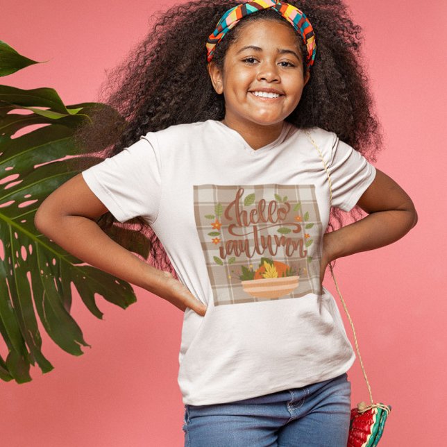 T-shirt Bonjour automne (Créateur téléchargé)