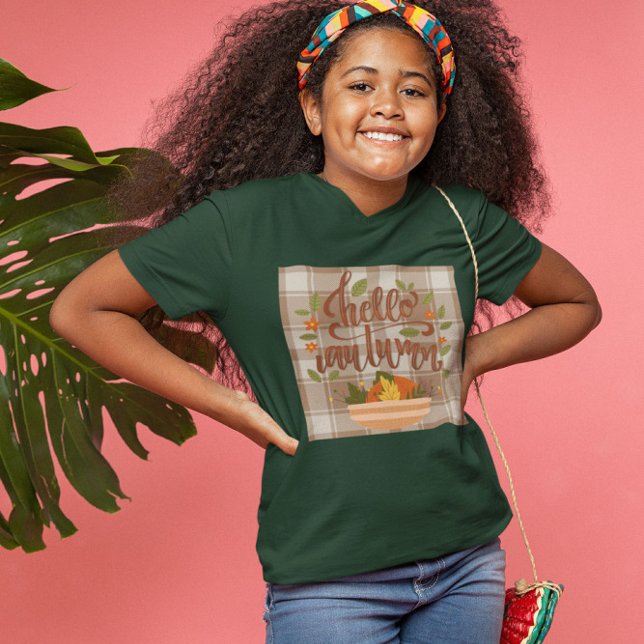 T-shirt Bonjour automne (Créateur téléchargé)