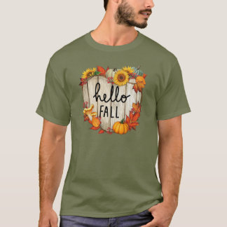 T-shirt Bonjour automne