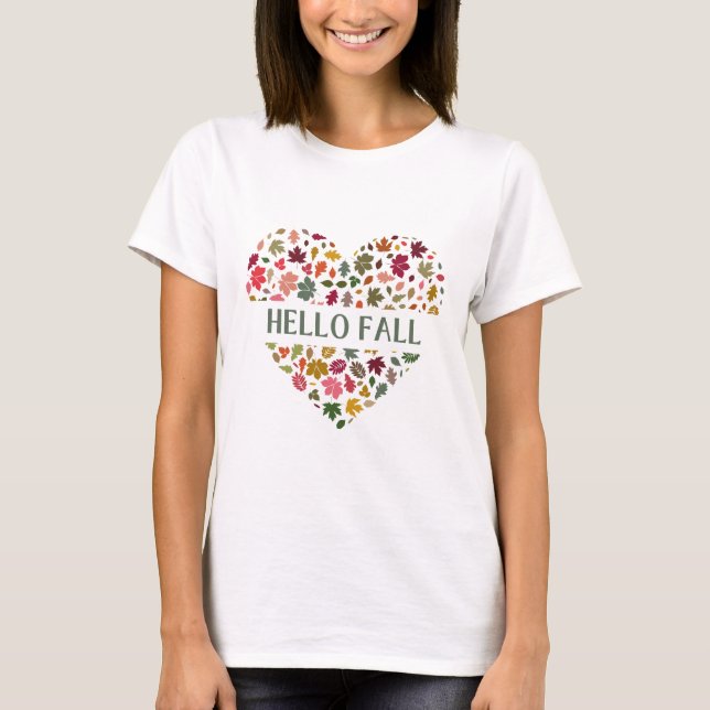 T-shirt Bonjour Automne (Devant)