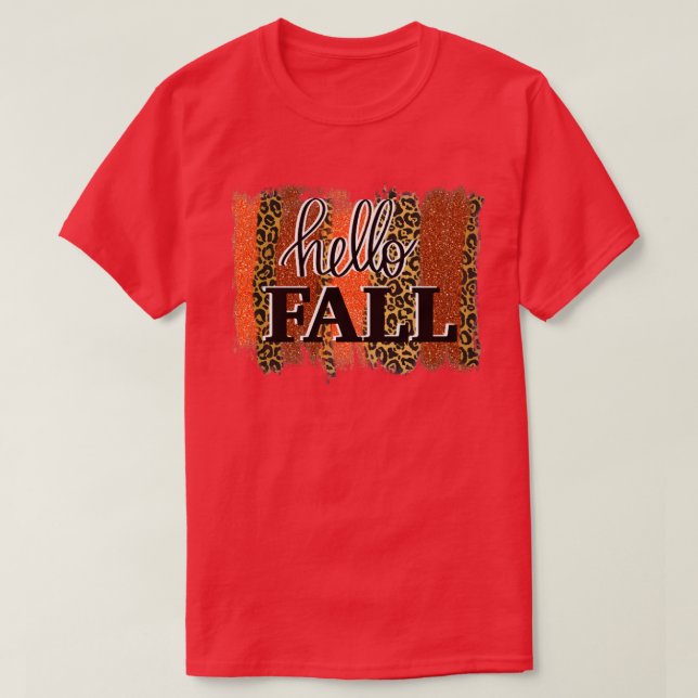 T-shirt Bonjour Automne12 (Design devant)