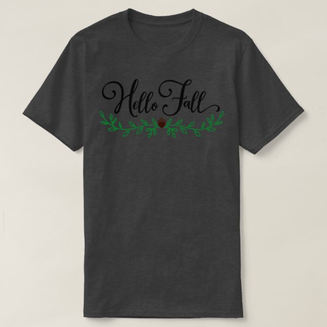 T-shirt Bonjour automne15 (Design devant)