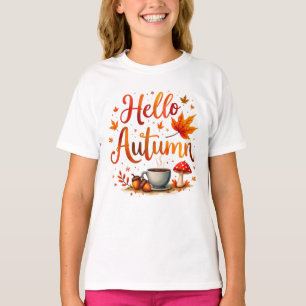T-shirt Bonjour Automne, nostalgie cosy