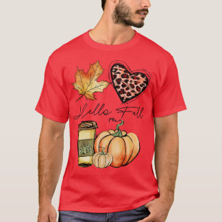 T-shirt Bonjour Automne saison automne