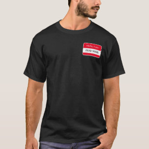 T-shirt Bonjour ... Balise de nom interne mort