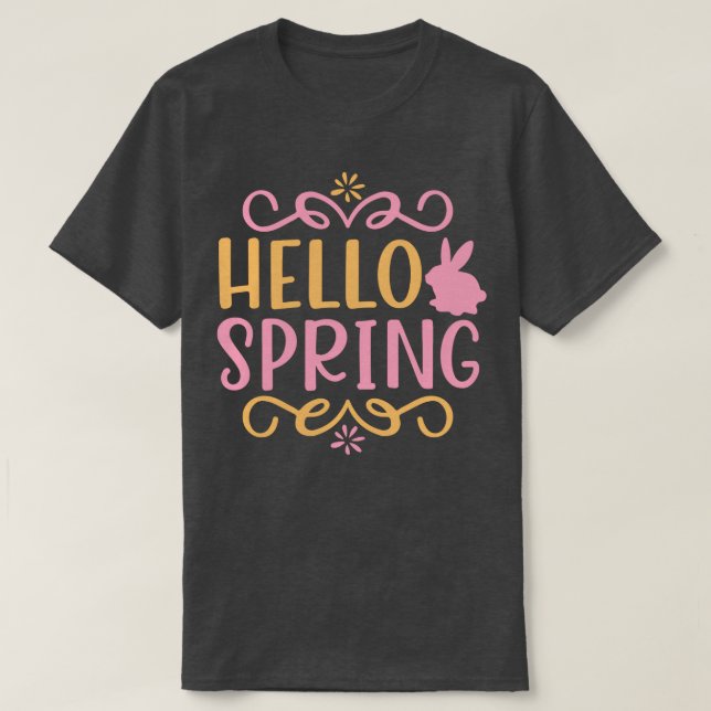 T-shirt Bonjour Bunny Spring (Design devant)