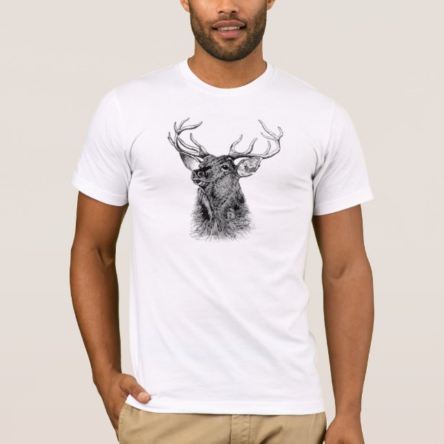 T-SHIRT BONJOUR CERFS COMMUNS (Devant)