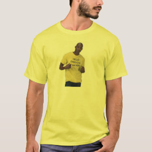 T-shirt Bonjour chacun pièce en t de pièce en t