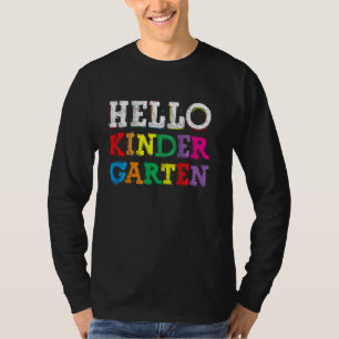 T-shirt Bonjour Chemise maternelle Retour À L'École Premie