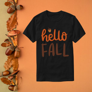 T-shirt Bonjour Cheveux Automne Acorn