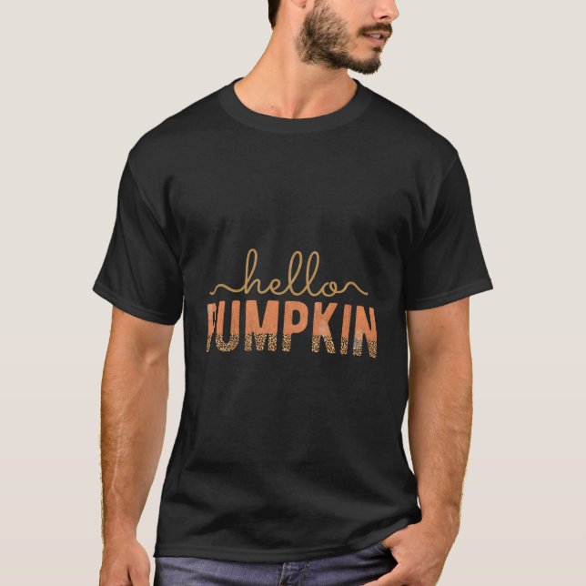 T-shirt Bonjour Citrouille (Devant)