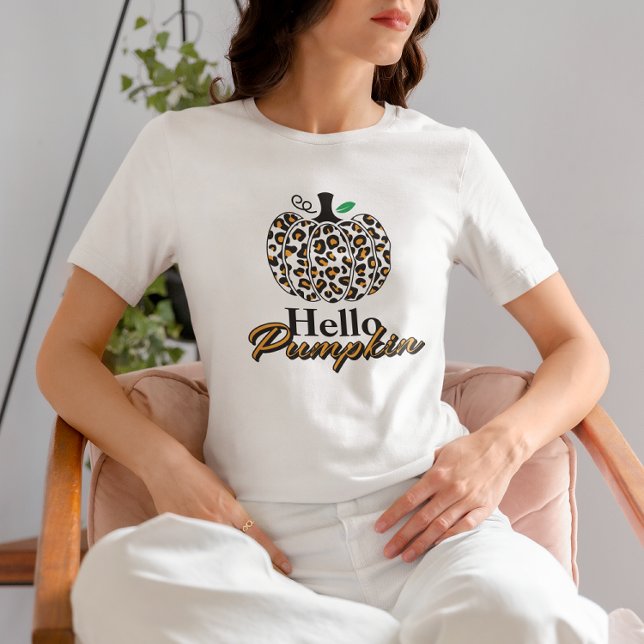T-shirt Bonjour Citrouille (Créateur téléchargé)