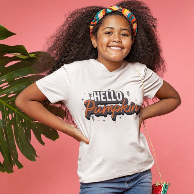 T-shirt Bonjour Citrouille (Créateur téléchargé)