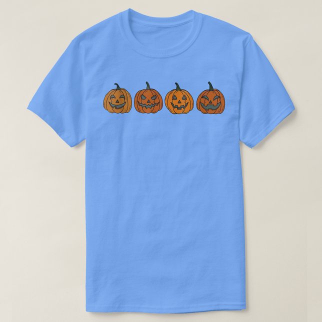 T-shirt Bonjour Citrouille mignon Citrouille épice automne (Design devant)