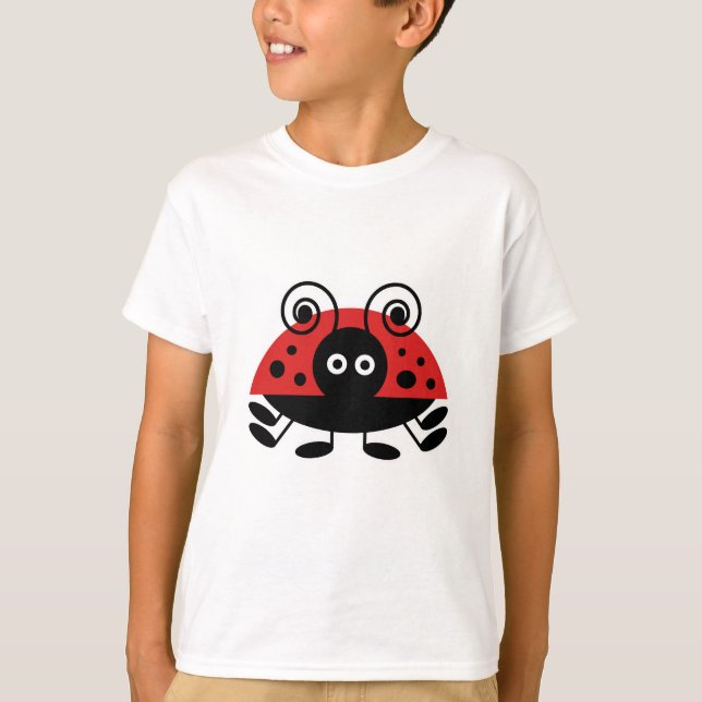 T-shirt Bonjour coccinelle (Devant)