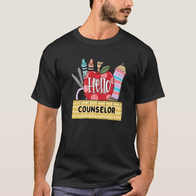 T-shirt Bonjour Conseiller Enseignant Apple