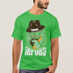 T-shirt Bonjour Crâne avec lunettes de soleil Casquette de