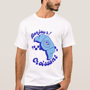 T-shirt Bonjour croissant