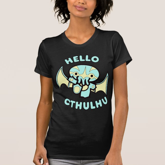 T-shirt Bonjour Cthulhu (Devant)