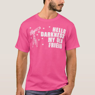 T-shirt Bonjour Darkness Telescope Stargazing Astronomy Lo