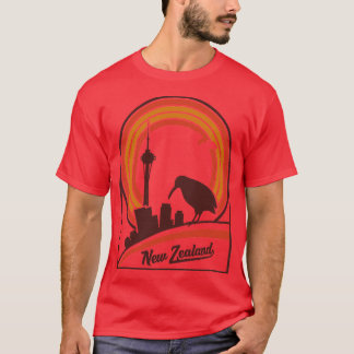 T-shirt bonjour de Nouvelle-Zélande