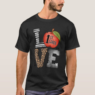 T-shirt Bonjour École Retour À L'École 1Ème Année Bonne Cl