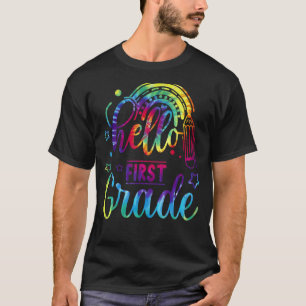 T-shirt Bonjour élève de première année professeur enfant
