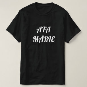 T-shirt bonjour en Maori - Ata mārie