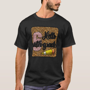 T-shirt Bonjour Enseignant 6e année Premier jour de l'écol