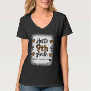 T-shirt Bonjour Enseignant 9e année Premier jour de l'écol